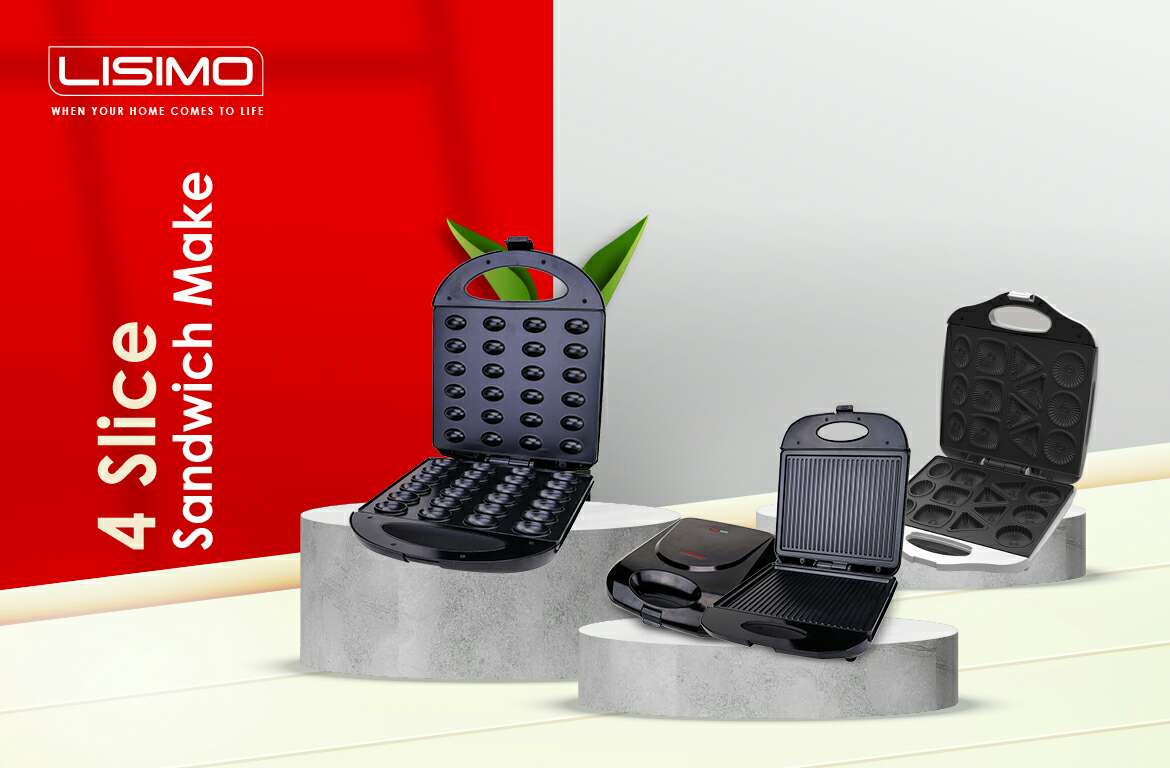 Lisimo 4 Slice Sandwich Maker